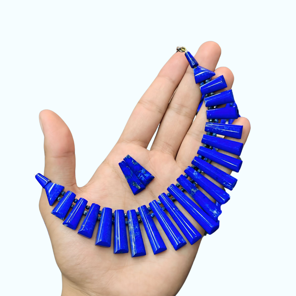 Blue Lapis Lazuli Necklace – Healing Stone Jewelry Gift