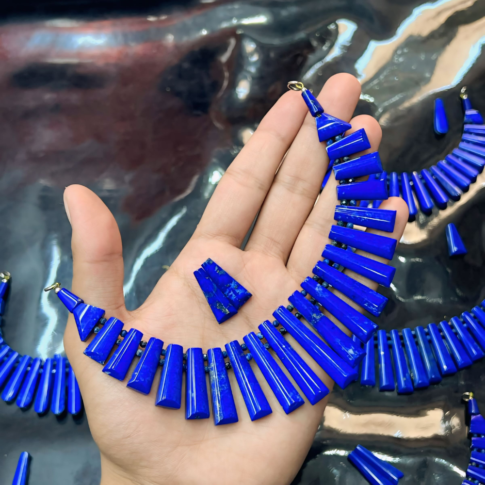 Blue Lapis Lazuli Necklace – Healing Stone Jewelry Gift 2