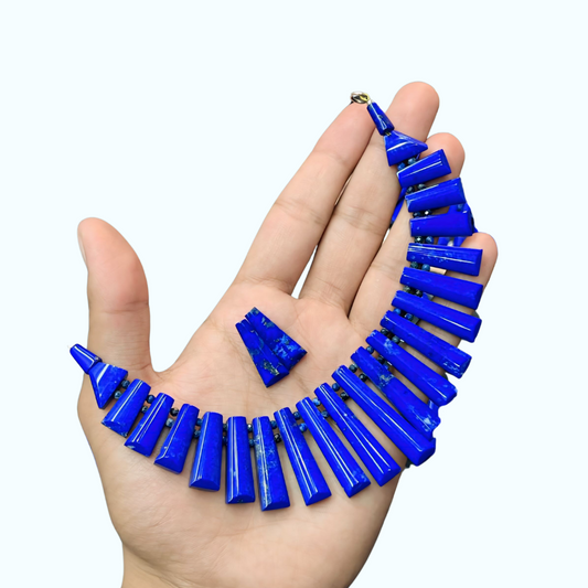 Blue Lapis Lazuli Necklace – Healing Stone Jewelry Gift