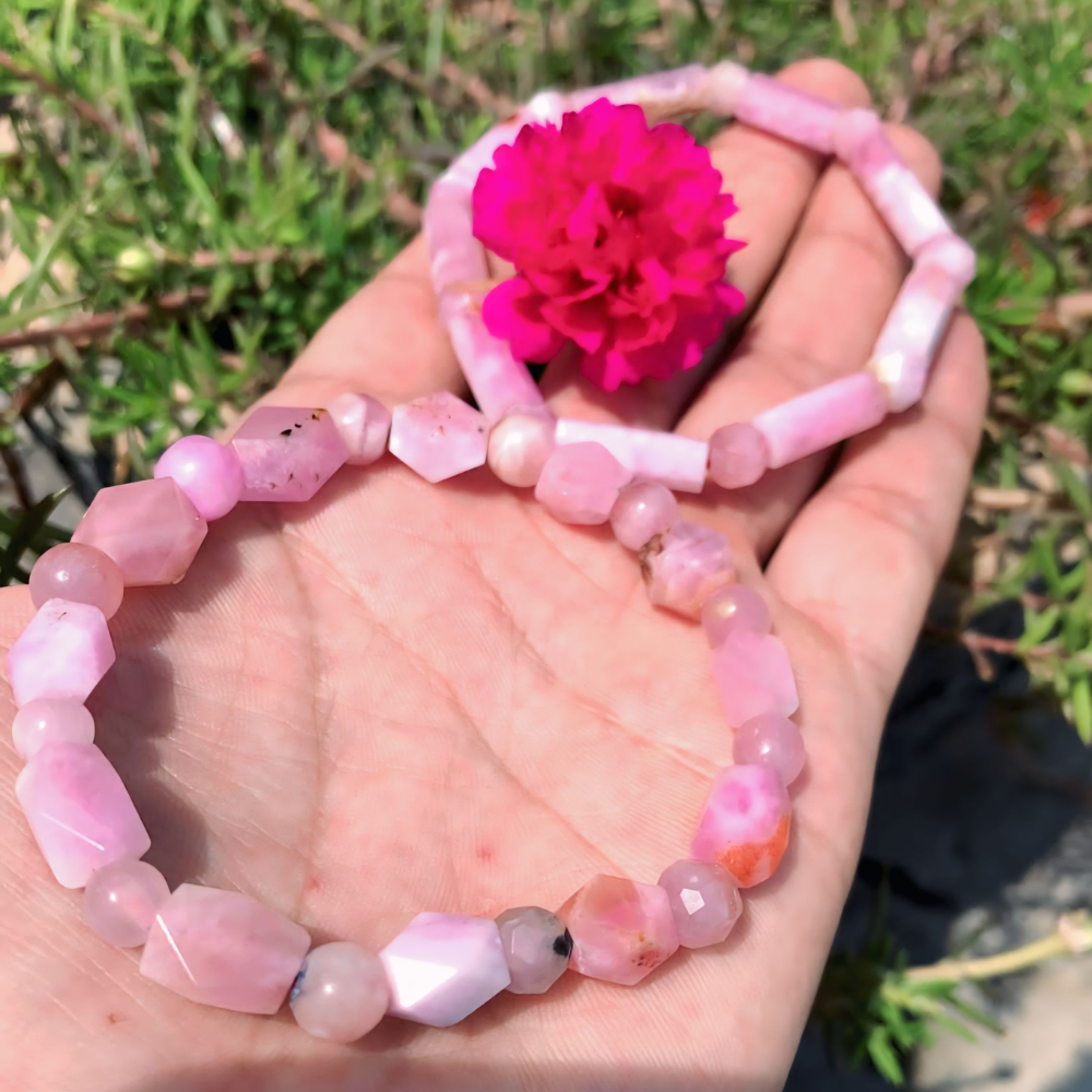 Natural Pink Aragonite – Calming Crystal for Healing & Decor