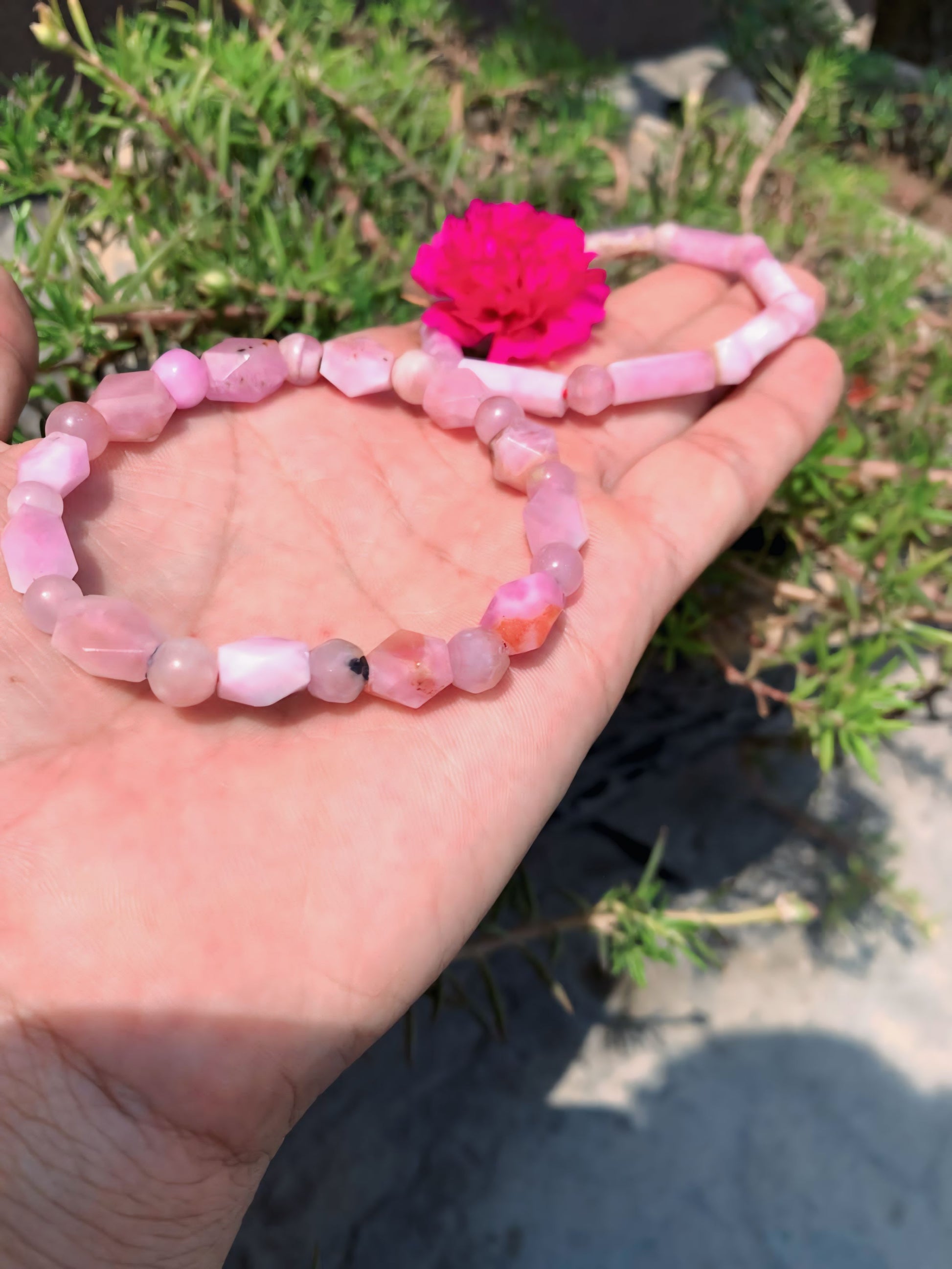 Natural Pink Aragonite – Calming Crystal for Healing & Decor 3
