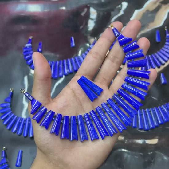 Blue Lapis Lazuli Necklace – Healing Stone Jewelry Gift